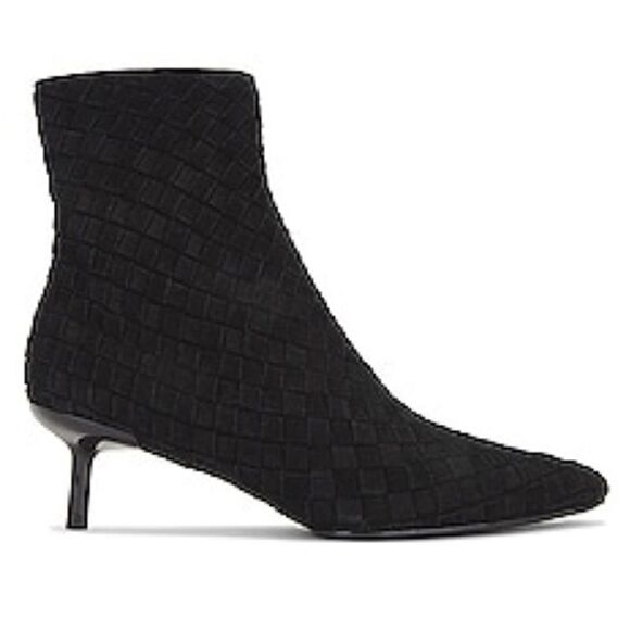 NEW Rag & Bone Black leather ankle boot Rio Mid boot  suede size 7.5 womens - Picture 11 of 11